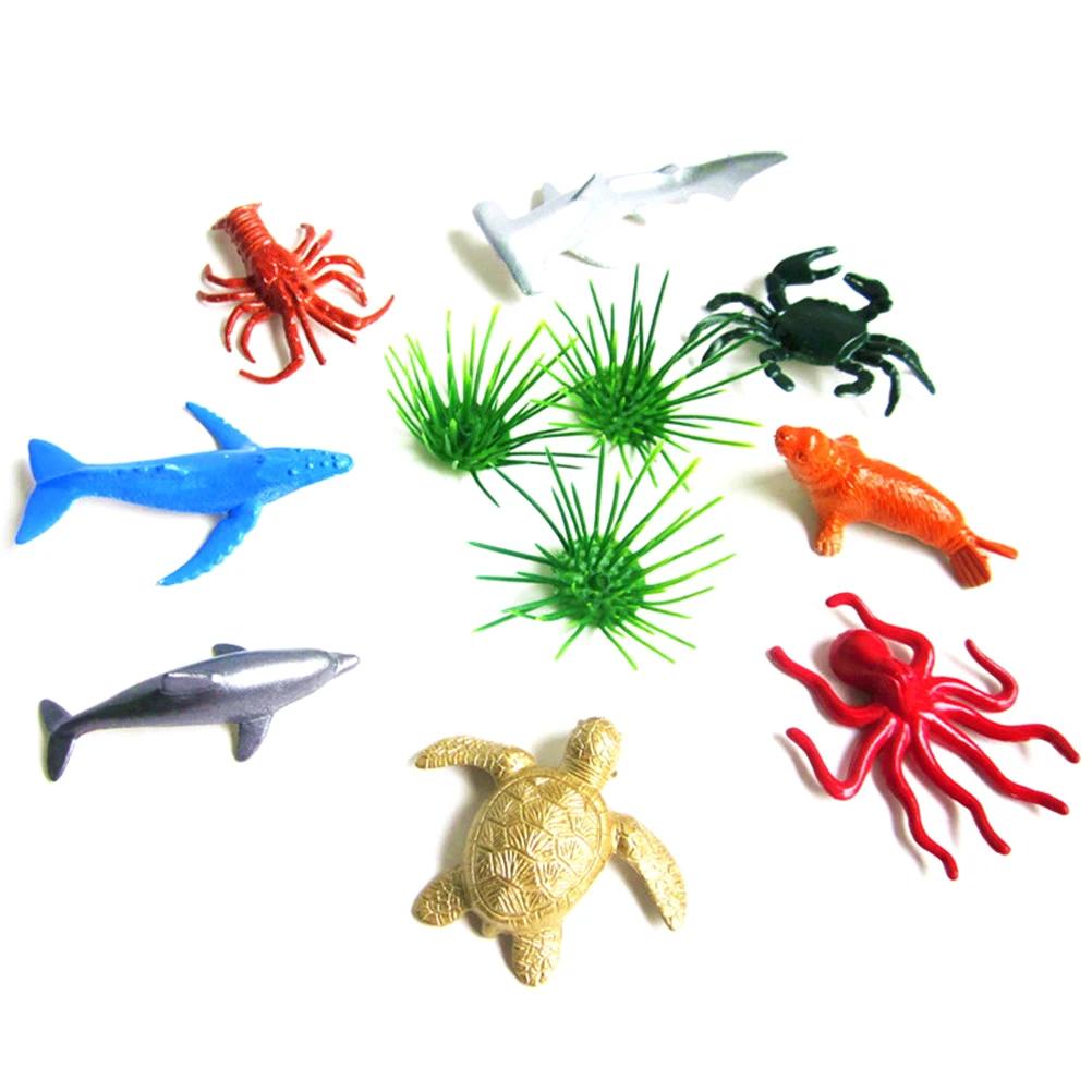 

8Pcs/lot Small Sea Life Model Toys Sea Animal Toy Early Education Marine Animals Figure For Children Toys Kid Gift