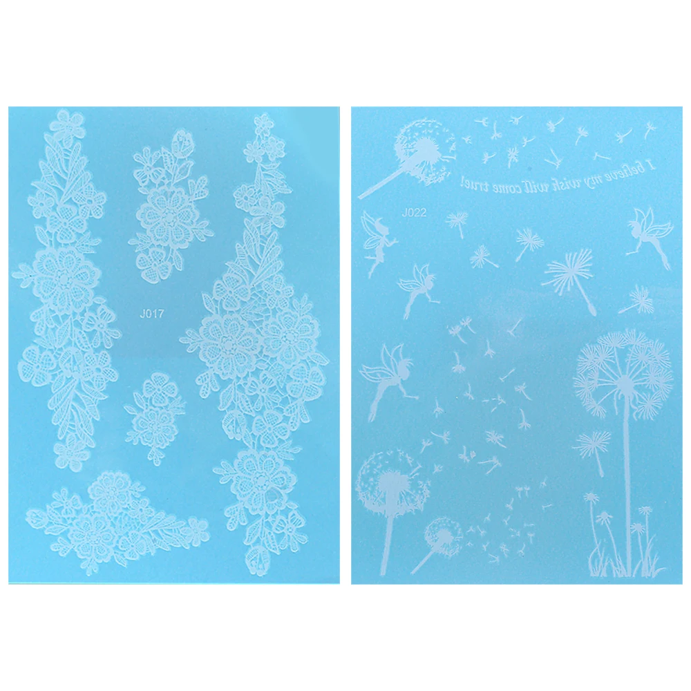 10 Pieces White Tattoo Temporary Sticker Flower Lace Design Bride Arm Chest Body Art Bracelet Choker Tattoo Sticker Wedding 2017
