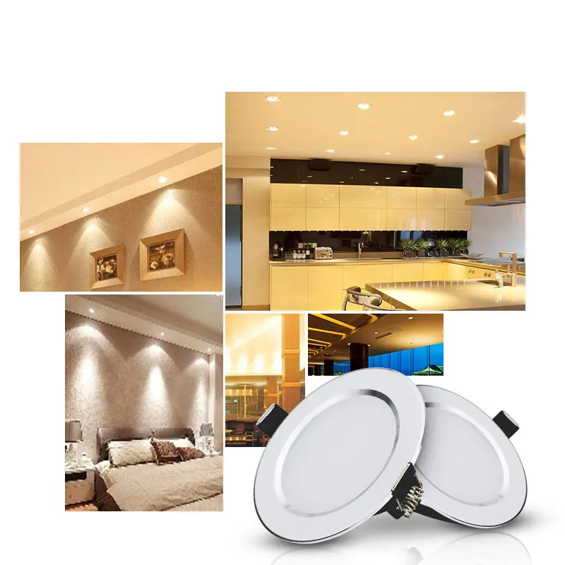 

5pcs 5W 7W 9W 12W 15W Waterproof LED Ceiling Downlight Lamps 220V 230V 240V Led Down light Lamp LED Spot lamp For Bathroom