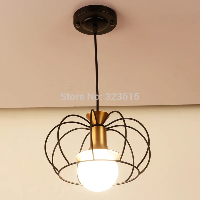 

Birdcage Pendant Light Europe Style Pendant Light Bedroom Living Room Study Pendant Lamp Kitchen Bar Lamp
