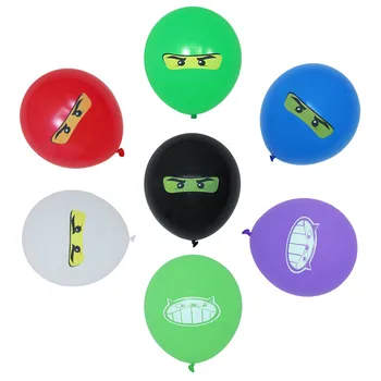 

50/100pcs 12inch Boys Kids Super Hero Theme Birthday Party Decor Balloon Tortoise Latex Balloon Party Home Supplies Air Globos