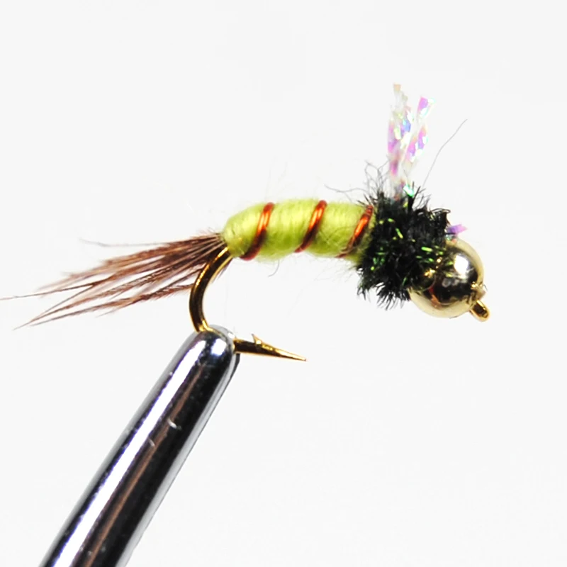 10pcs Beadhead Emerger Nymph flies Fly Fishing Baits Buzzers Trout Lures Dry Fly Fishing Trout