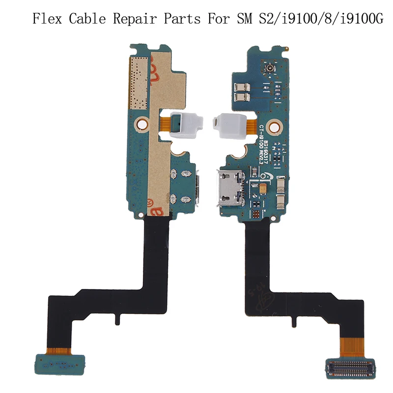 Usb зарядный порт разъем гибкий кабель Запчасти для samsung Galaxy S2/i9100/8/i9100G Новый|Шлейфы