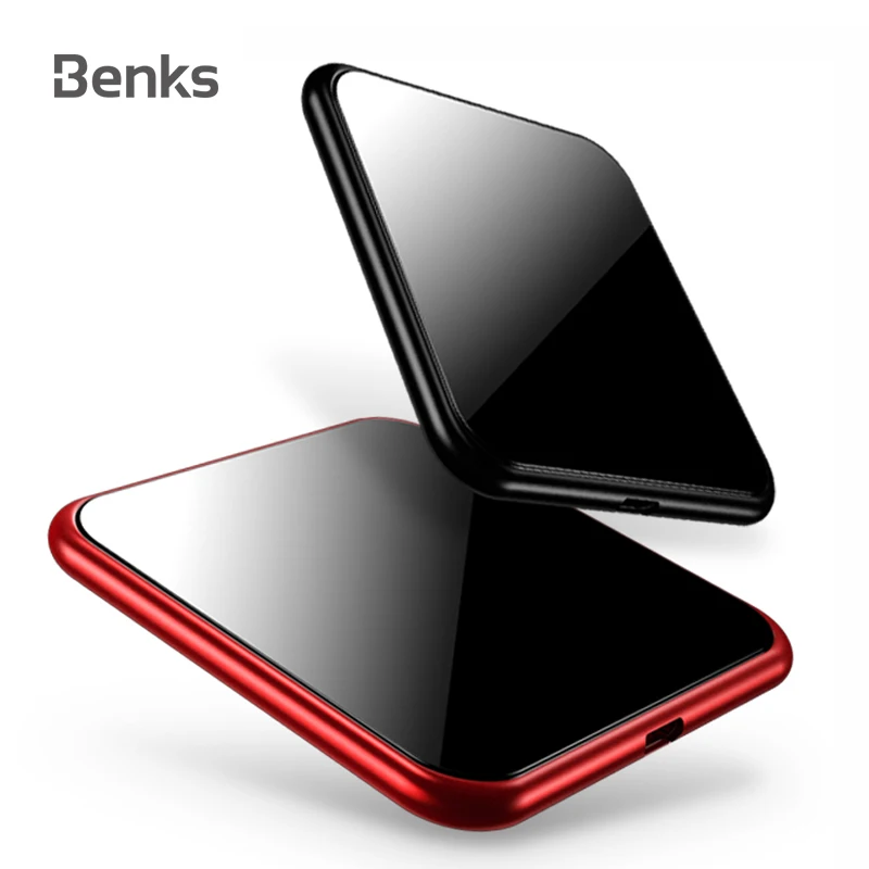 

Benks Qi Wireless Charger For iPhone XS Max X XR 8 Plus 10W Fast Wireless Charging Pad For Huawei Mate 20 P20 Pro Samsung S9 S8+