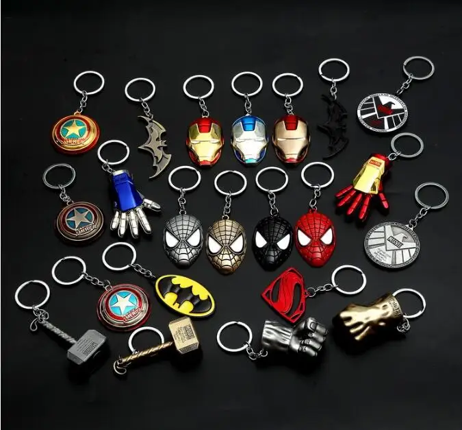 

Keychain Captain America Iron Man Raytheon Spiderman keychains