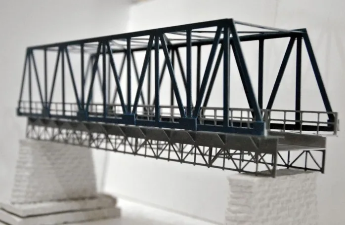 

1/87 Model Train ho scale elevated railway bridge diy kit architectural model material sand table model materials Free Shipping