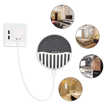 

Wall Mount Stand Hanger For Google Home Mini Phone Holder Phone Accessories,Compact Holder Case Plug in Kitchen Bathroom Bedroom