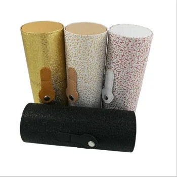 

Travel Makeup Brush Pen Storage Holder Cosmetic Faux Leather Case Box Container / by dhl 50pcs