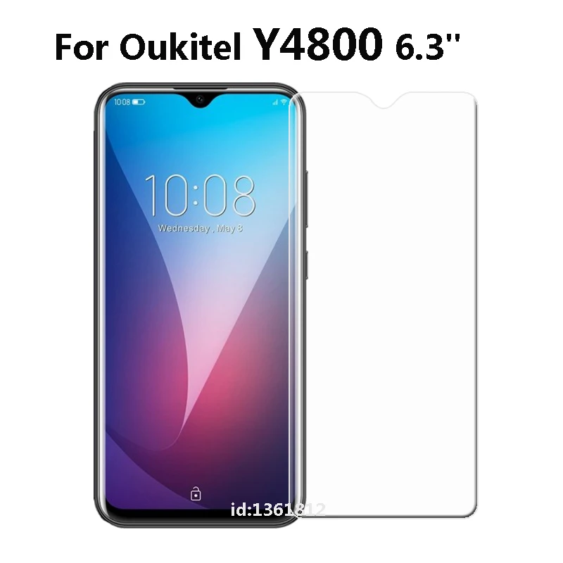 

Oukitel Y4800 Tempered Glass 9H High Quality Protective Film Screen Protector Phone Cover For Oukitel Y 4800 6.3 inch