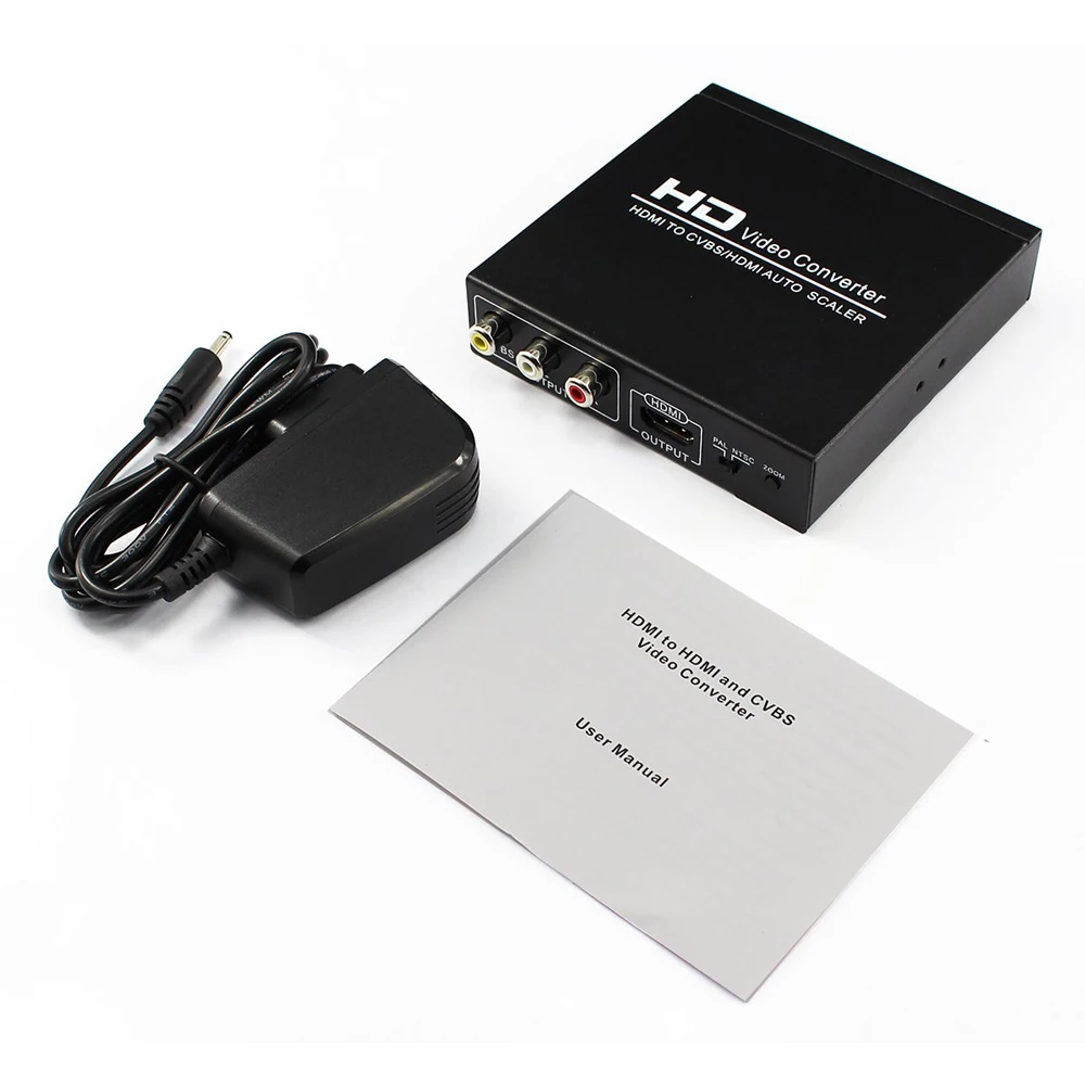 Hdmi To Hdmi/ Cvbs Video Converter Auto Scaler, Convert Hdmi From Ps4