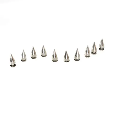 

Hot 10pcs Cone Spikes Screw Fixed Studs for DIY Craft Leathercraft