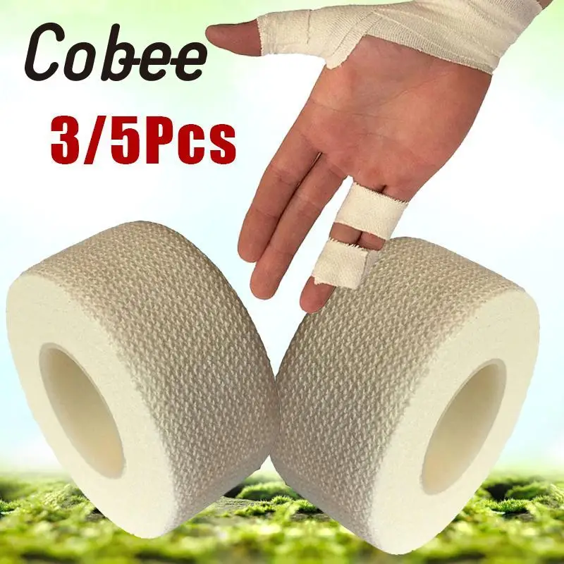 Cobee самоклеющиеся повязки обертывание эластичный стрейч спортивные наручные руки большой палец лента ремень первой помощи белая лента