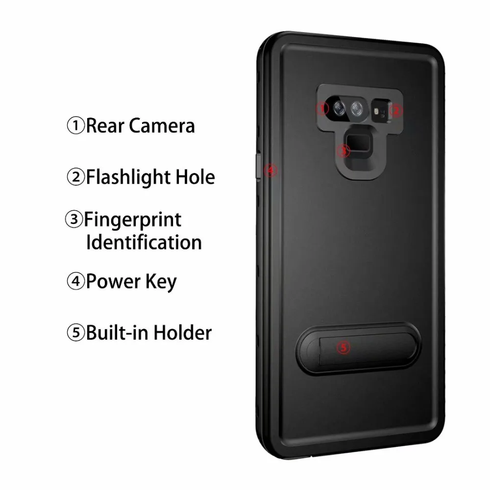 Waterproof Case For Samsung Galaxy S8 S9 Note 9 Armor Shockproof 360 Full Back Cover Front Case For Samsung S8 S9 Plus Coque     (8)