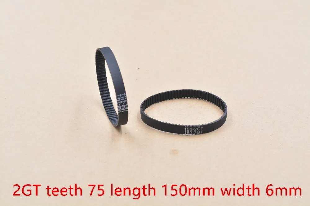 Buy 3d printer belt GT2 closed loop rubber 2GT timing