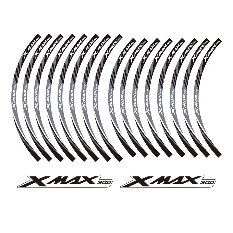 KODASKIN обод колеса наклейки в полоску круглые наклейки для Yamaha XMAX X-max 300