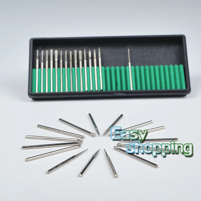 

30Pcs/Box Dental Diamond Burs Millers Tooth Drill Jewelers 2.35mm