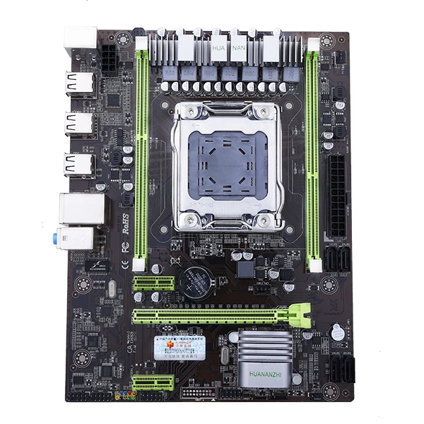 HUANAN Чжи X79M PRO Материнская плата для Intel LGA 2011 E5 2660V2 2680V2 DDR3 1333/1600/1866 MHz 64 GB M.2 PCI-E NVME M-ATX плата