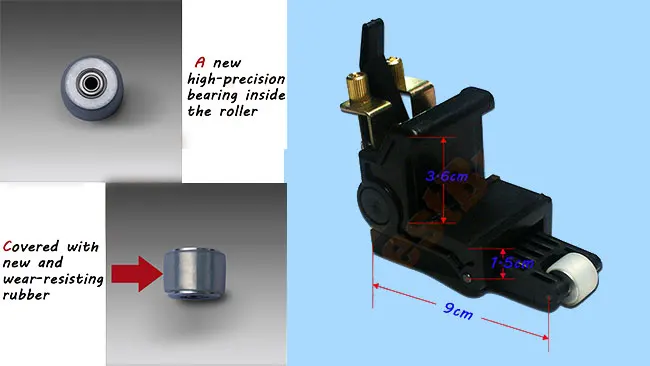3 шт./лот прижимной ролик в сборе для Redsail виниловый Плоттер Резак RS-360/RS-450/RS-500/RS-720/RS-800/RS-1120/RS-1360C