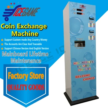 

Mlaysia laundry double bill acceptor coin chenger machine laundry room changer machine token changer