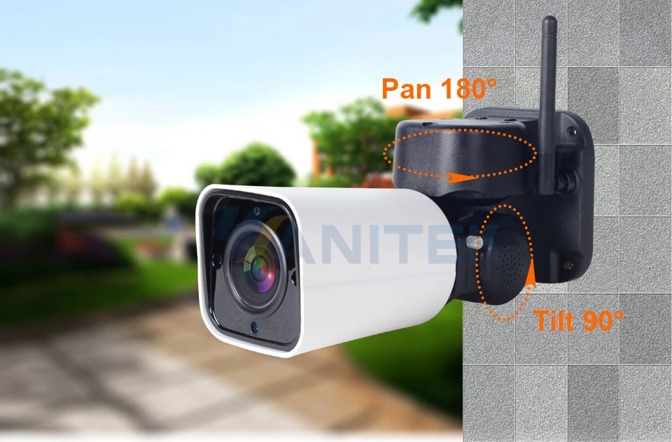 1080P 2MP PTZ IP камера WiFi Bullet наружная беспроводная Водонепроницаемая CCTV