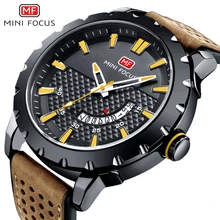 MINIFOCUS Fashion Casual Watch Men Waterproof Leather Watch Strap Men's Watches Quartz Wrist Watches Luxury Brand Male Clock Hot MINIFOCUS Fashion Casual Watch Men Waterproof Leather Watch Strap Men's Watches Quartz Wrist Watches Luxury Brand Male Clock Hot