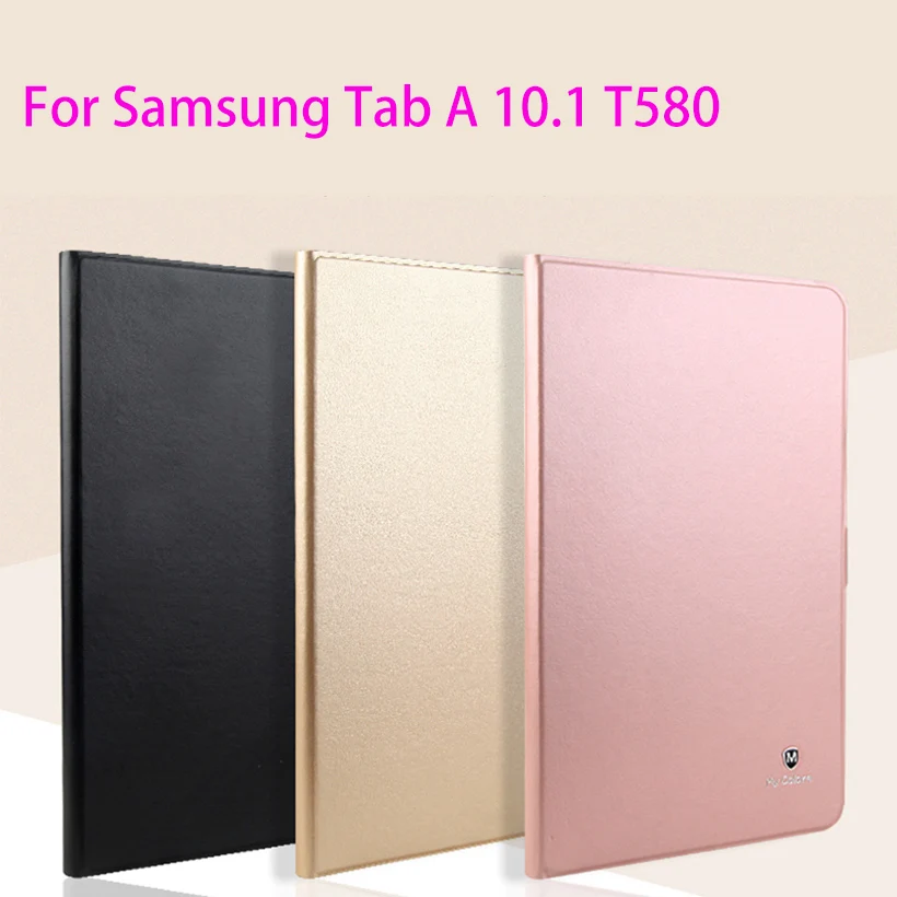 

Luxury Leather Case For Samsung Galaxy Tab A A6 10.1 2016 T580 T585 SM-T580 T580N Case Cover Funda Fashion Tablet Flip Shell