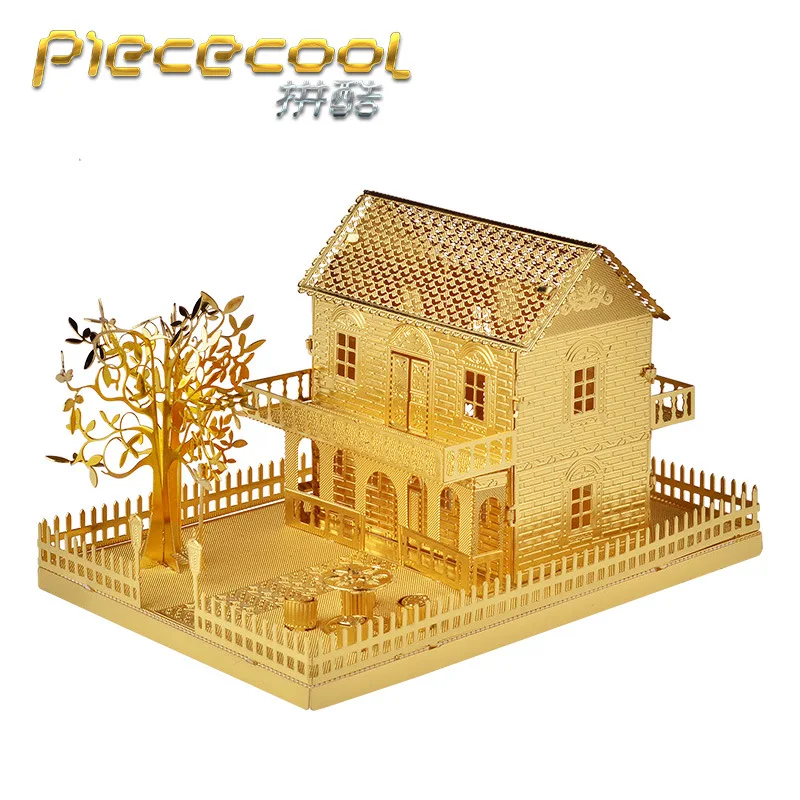 Да Piececool Нотр-Дам де Пари Сиднейский оперный дом Парижская башня светильник 3D металлическая сборка архитектурная модель пазл, детская игрушка