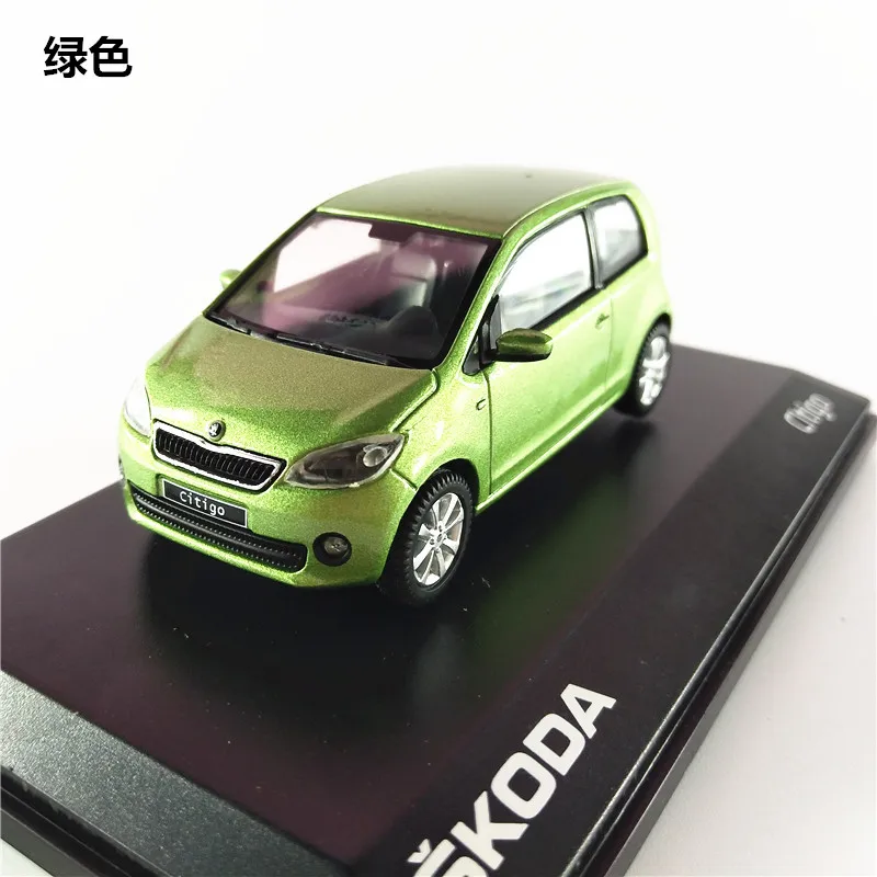 Abrex 1/43 масштаб чешские Skoda Citigo литая металлическая модель автомобиля игрушка для подарка, детей, коллекции, украшения