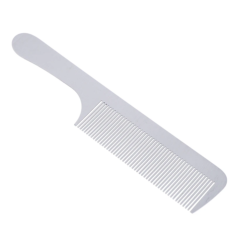 Stainless Steel Hair Brush Comb Hairdressing Hairbrush Comb Salon Anti-static Hair Cutting Comb Ultra-thin Hot Sale