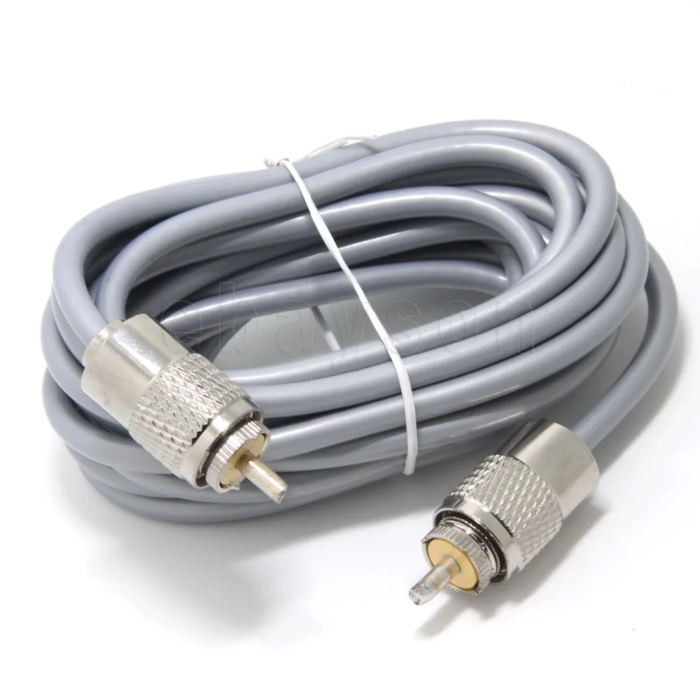 RG8x UHF PL259 male connector Ham Radio Antenna Coaxial Jumper Cable 50