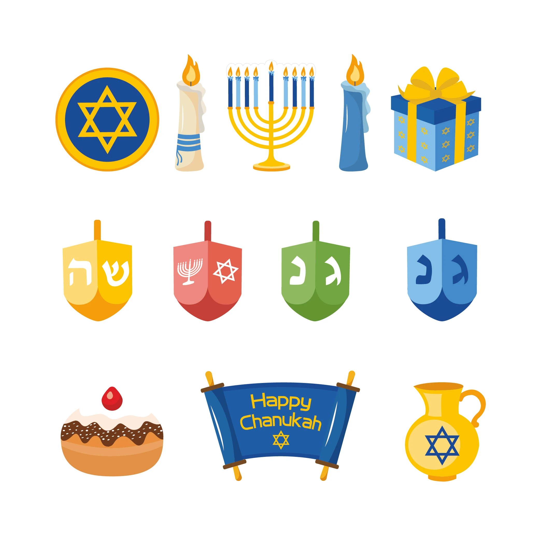 Happy Hanukkah Party Decorations Wall Hanging Bunting Banners Chanukah Party Favors Hanukkah Party Supplies Happy Hanukkah Party Decorations Wall Hanging Bunting Banners Chanukah Party Favors Hanukkah Party Supplies
