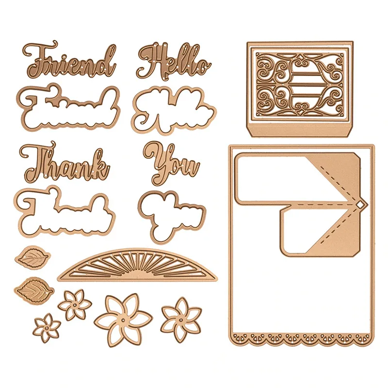 

Folding pop-up surprise set Metal Cutting Dies Stencils for DIY Scrapbooking Craft Paper Card Decorative Embossing Die Cuts