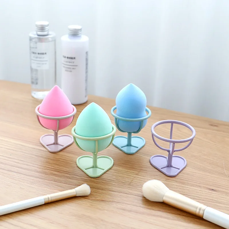 

Makeup Organizer Puff Sponge Holder Anti-mold Make Up Brush Egg Drying Stand Bracket Blender Sponge Holder Beauty Storage Rack
