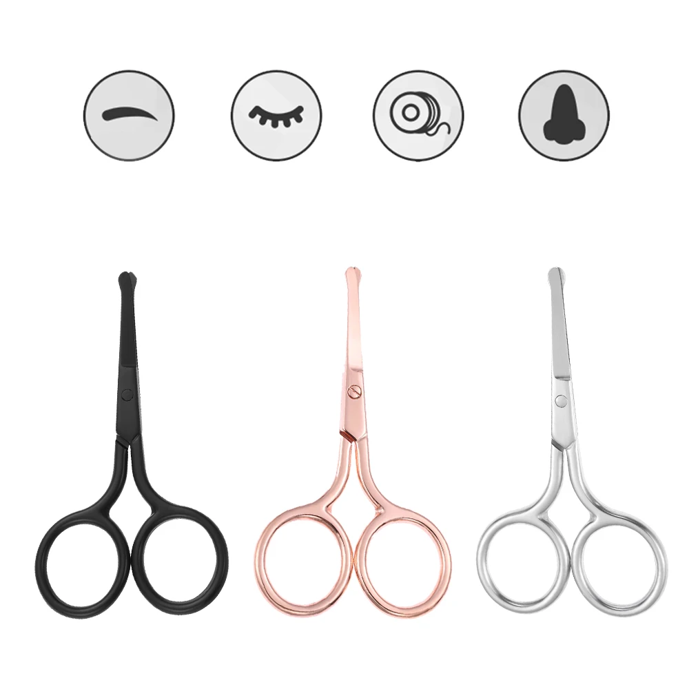 

1 PCS 4 Style Eyebrow Scissor Makeup Manicure Scissors Nails Cuticle nose hair remove Scissors Makeup Tool