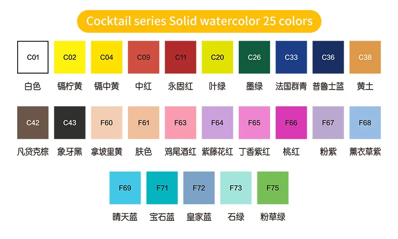 Улучшенный 18/25/33/42 Цвета сплошной набор акварельных красок пигмента краски с емкостью для яркий Цвет для начинающего художника рисовать на открытом воздухе - Color: 25Color