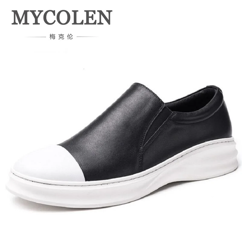

MYCOLEN Men Breathable Casual Shoes British Style Fashion Mens Flat Comfortable Slip-On Loafers Male Shoes Herenschoenen Loafers