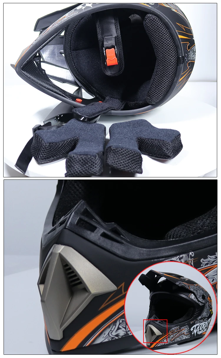 new off-road motorcycle helmet men and women motocross helmet full face kask downhill casque moto cross enfant capacete