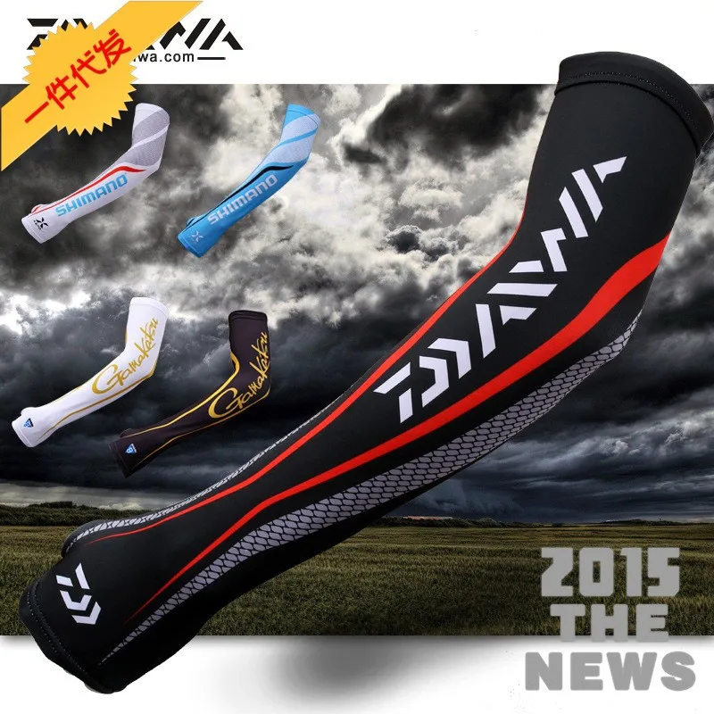Prix pour DAIWA Solaire À séchage Rapide Solaire Respirant Cyclisme Manches Brassard Sport Tennis De Coude de Basket-Ball Coude Six couleurs Prix pour DAIWA Solaire À séchage Rapide Solaire Respirant Cyclisme Manches Brassard Sport Tennis De Coude de Basket-Ball Coude Six couleurs