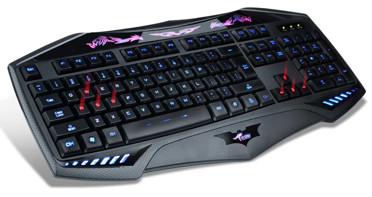 Genuine Wallaby DS F8 Batman starting two color luminous glow gaming  keyboard USB keyboard keyboard|keyboard printer|keyboard recorderkeyboard  scan - AliExpress
