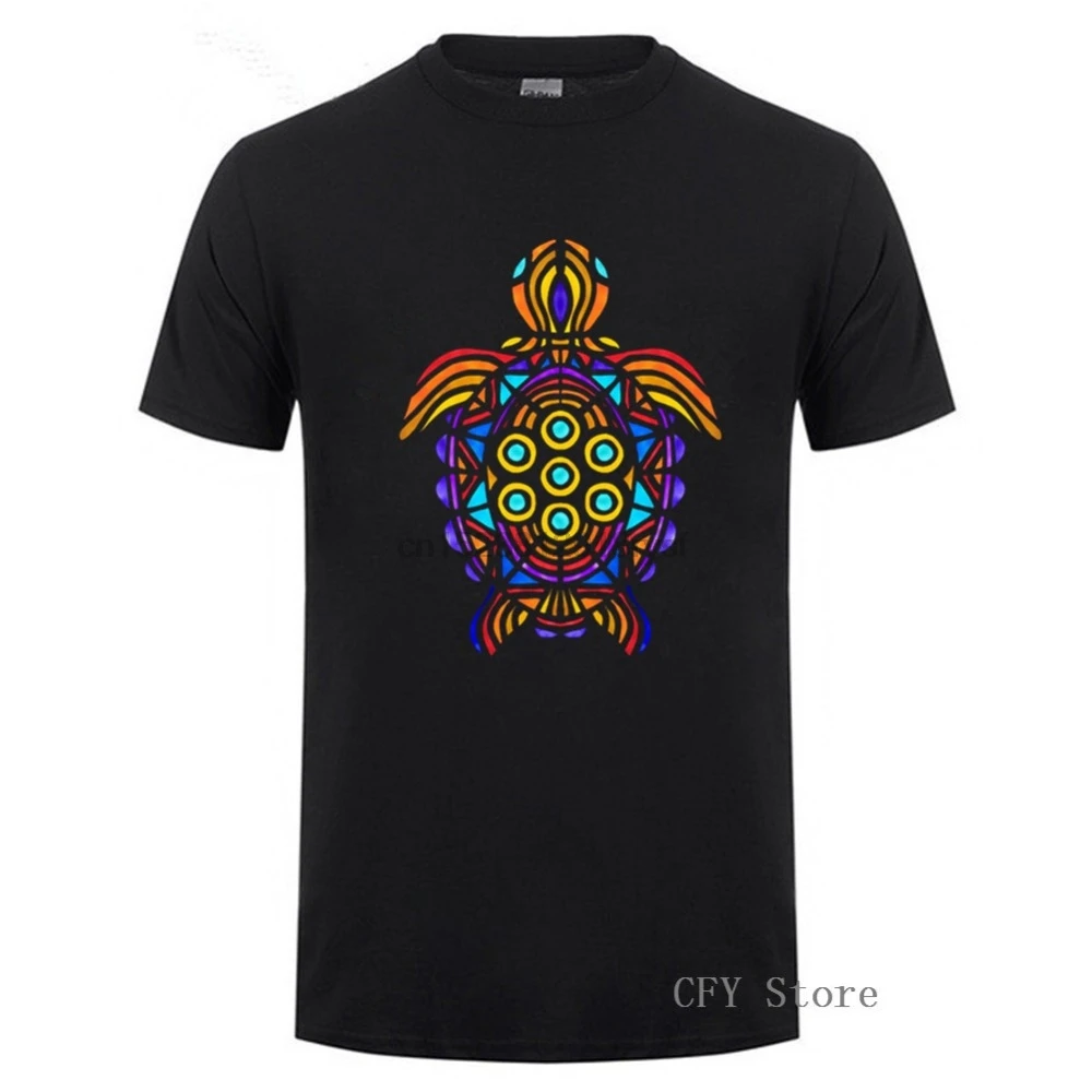 

2019 Funny Tropical Turtle Sunset Sea Design Men t shirt fashion costum short sleeve clothing male tshirt