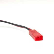Wholesale 200pairs lot 150mm JST 2 pin male to female plug connectors lead wire and silicone