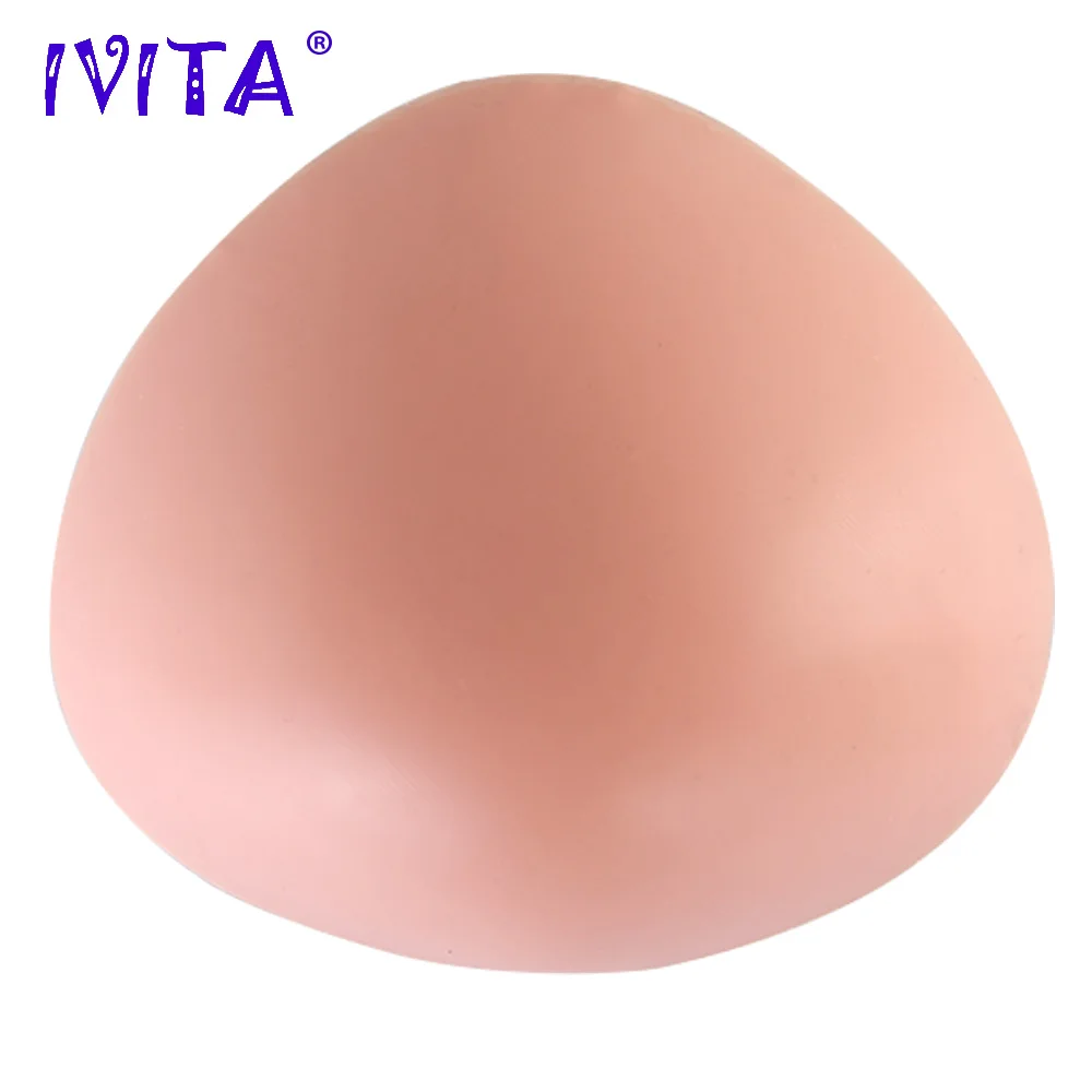 IVITA 540g Beige Realistic Silicone Breast Form Fake Boobs False Breasts For Mastectomy Crossdresser Shemale Drag Queen Enhancer |