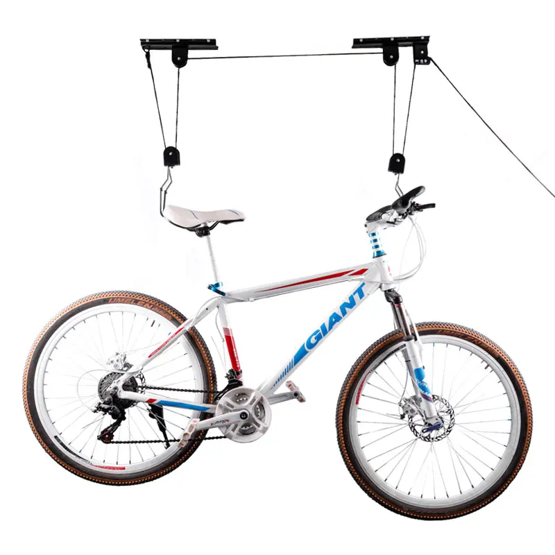 de montaje elevador de techo/techo para reparación de bicicletas, con de bloqueo, cuerda para elevación o bajada, Cyc - AliExpress Deportes y entretenimiento