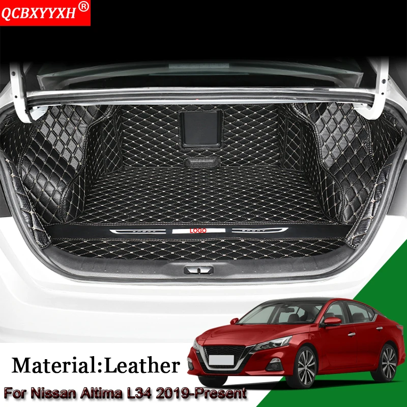 

Car Styling Floor Mat Leather Tray Carpet Cargo Liner Custom Auto Trunk Mats Carpet Auto Accessories For Nissan Altima L34 2019