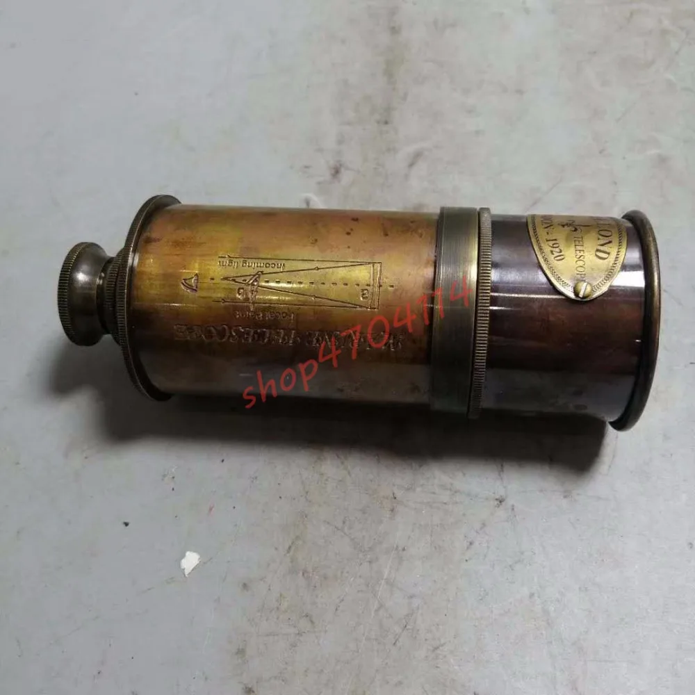 

Pure copper, folk recycling, retractable, old-fashioned, telescopes, antique collections