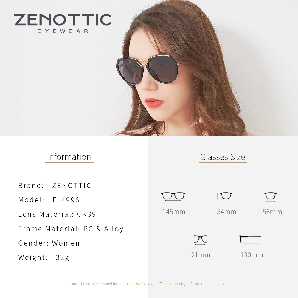 Солнцезащитные очки zenotic HD поляризационные женские классические квадратные