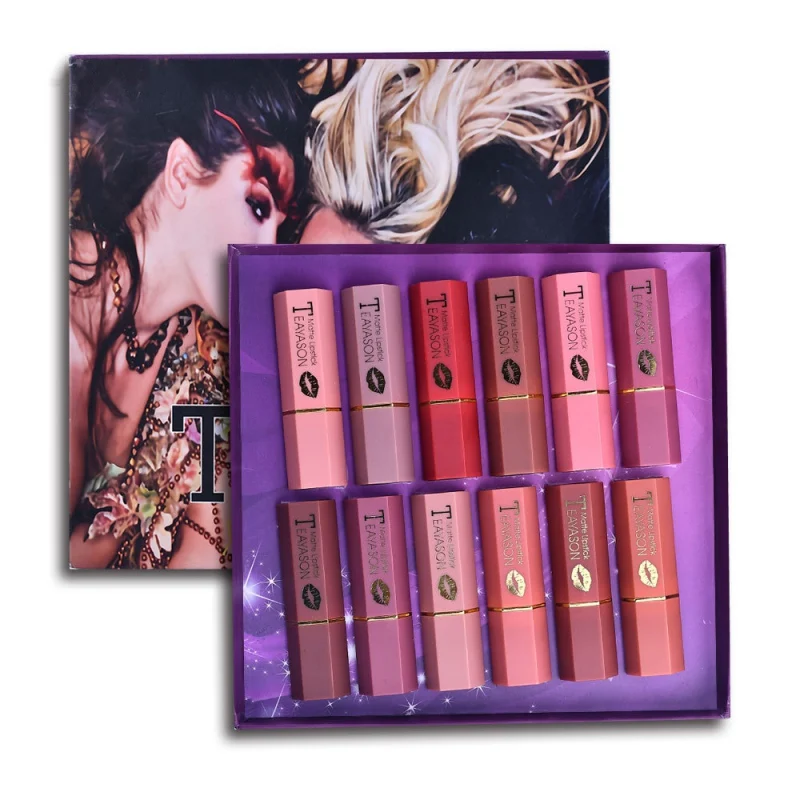 12pcs/lot Lip kit Matte Lipstick Cosmetic Waterproof Long Lasting Nutritious Velvet Red Tint Nude Batom Makeup Set NEW 12pcs/lot Lip kit Matte Lipstick Cosmetic Waterproof Long Lasting Nutritious Velvet Red Tint Nude Batom Makeup Set NEW