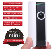 Mini HD 720P Wireless WiFi IP Security Camera Panoramic Wide angle 185 degree Night Vision P2P Network CCTV Baby Monitor