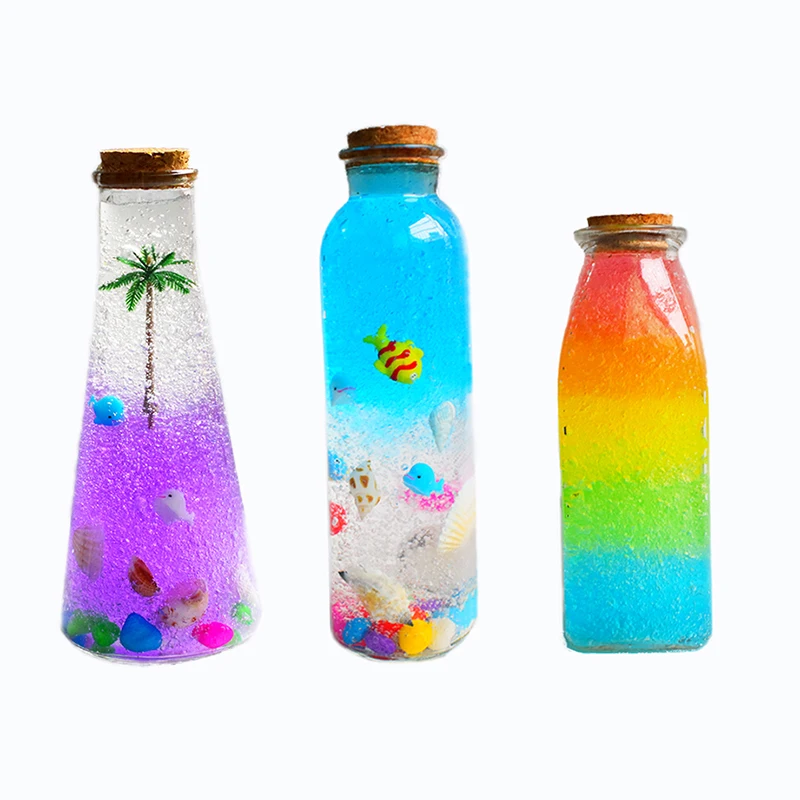 Download Aliexpress.com : Buy 1Pcs Clear Glass Bottles With Cork Stopper Decorative Jars Containers Diy ...