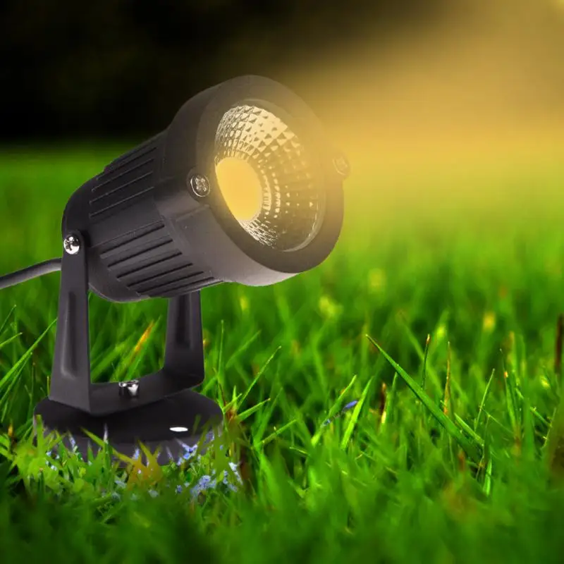 

COB Led Lawn Light 3W AC 12V Garden Spot Lamp Warm White With Rod